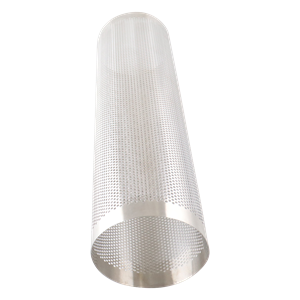 Overscreen designed for short use, compatible with 1-inch, 1.5-inch, and 2-inch systems, constructed from perforated metal with 0.062-inch holes.