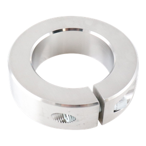 Shaft collar compatible with 213, 214, and 215TC sizes, made of 304 stainless steel, manufactured by Ampco.