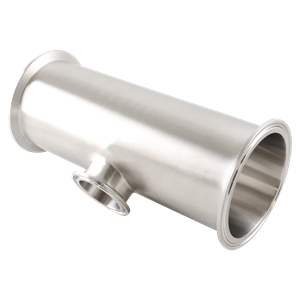 Reducing tee 3x1.5 tri-clamp 316L 20Ra inner diameter 32Ra outer diameter BPE SF1