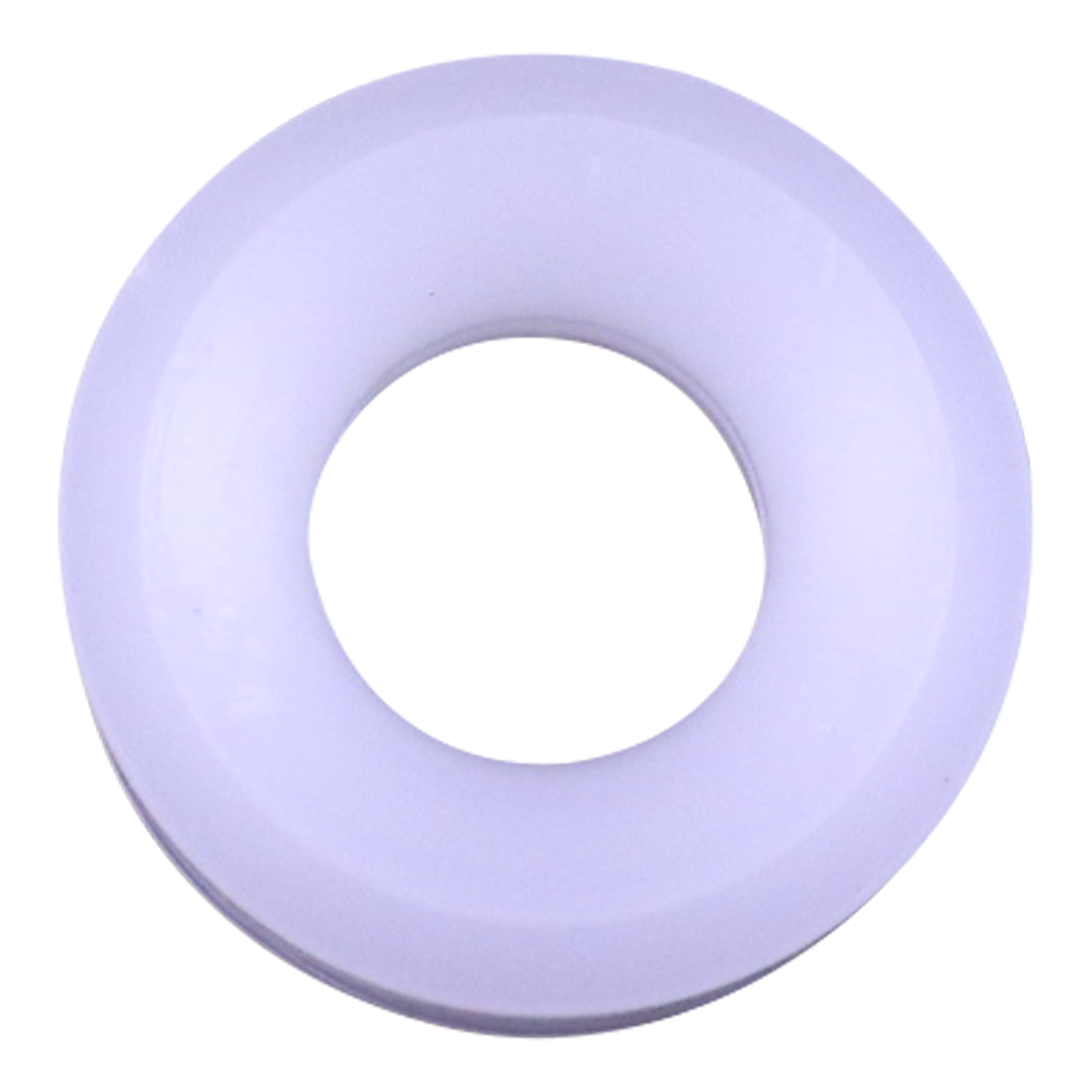 Valve Seat, made of Polyvinylidene Fluoride (PVDF), Champ model, manufactured by Wilden.