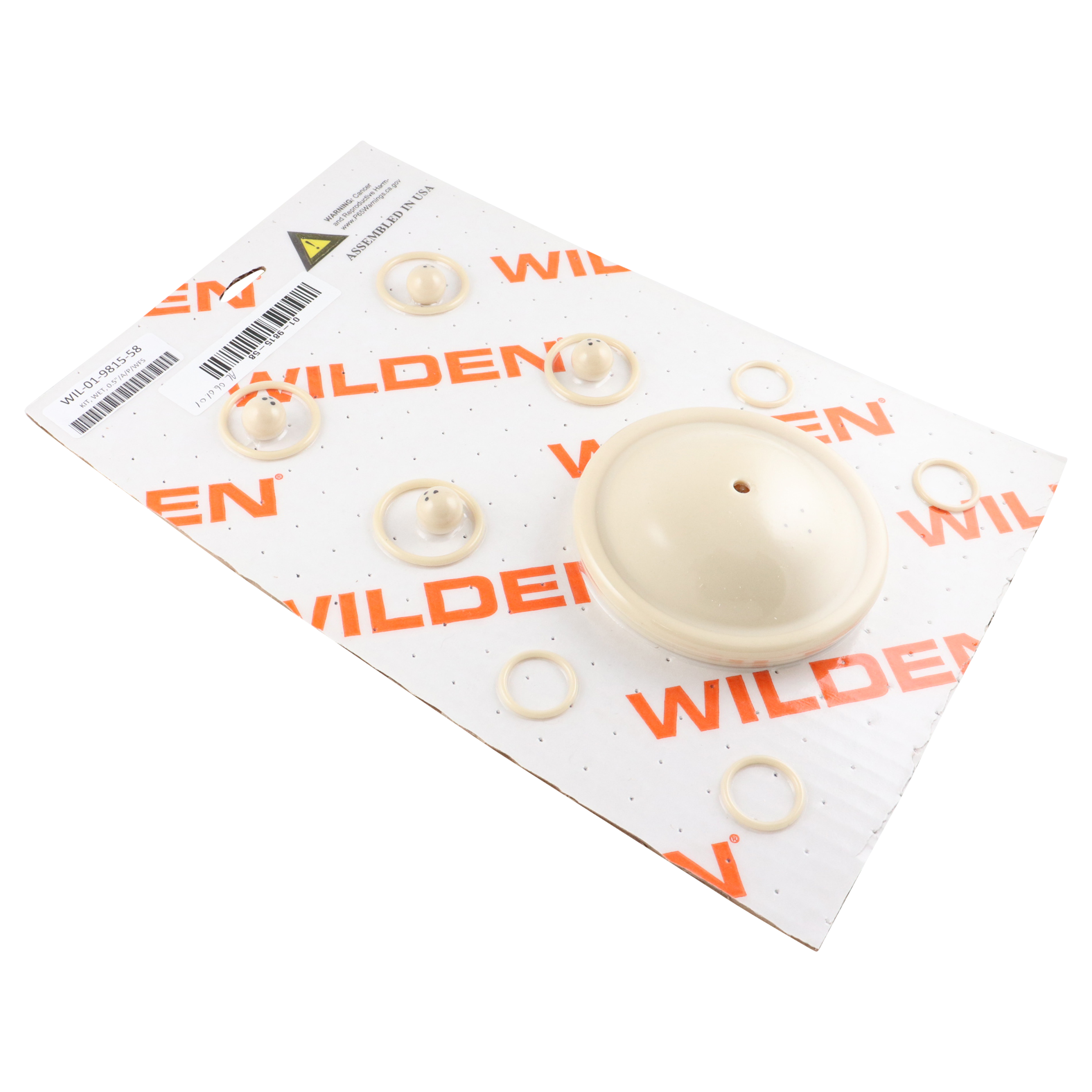 Repair kit wet 0.5" advanced plastic wilflex Wilden