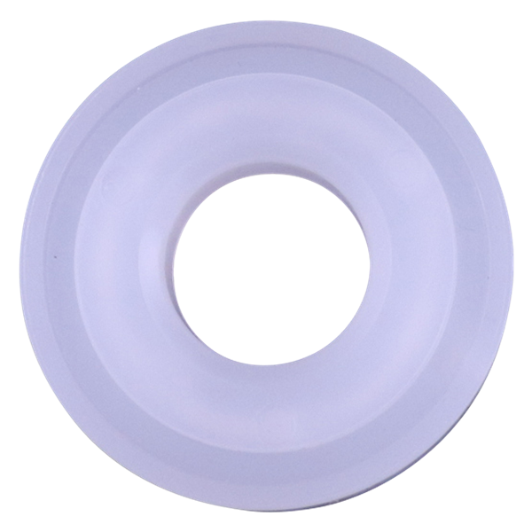 Poly bolted valve seat for Wilden pumps, designed for hygienic systems.