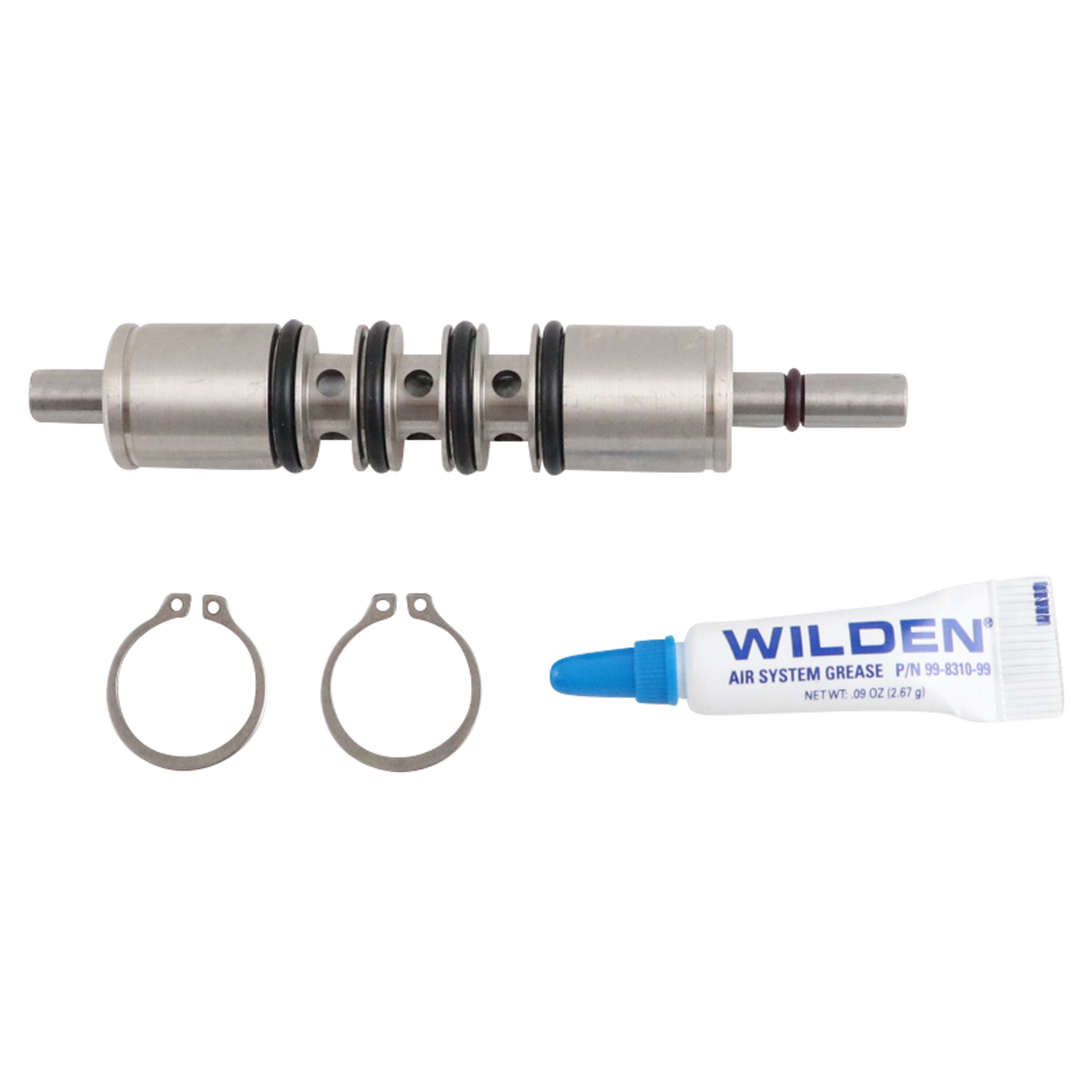 Pilot sleeve assembly for P400 and P800 models, manufactured by Wilden.