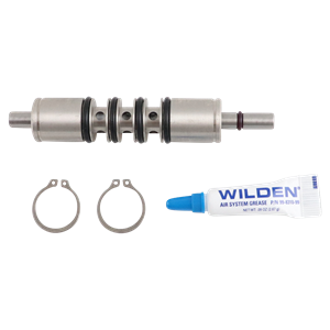 Pilot sleeve assembly for P400 and P800 models, manufactured by Wilden.