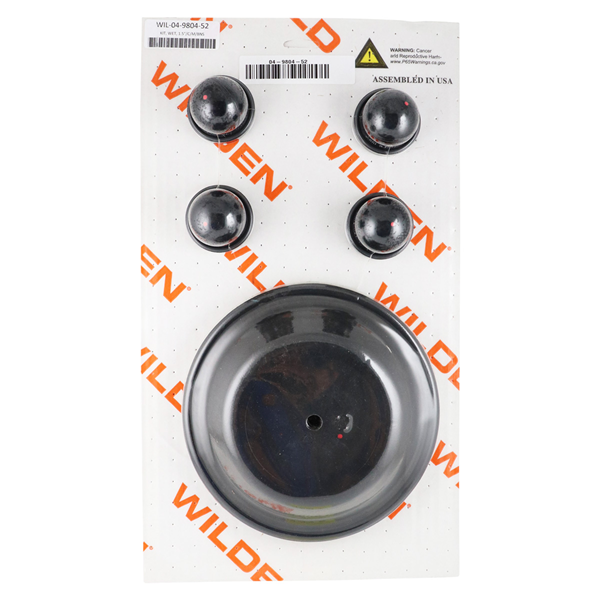 Repair kit wet 1.5" combo metal buna for Wilden pumps