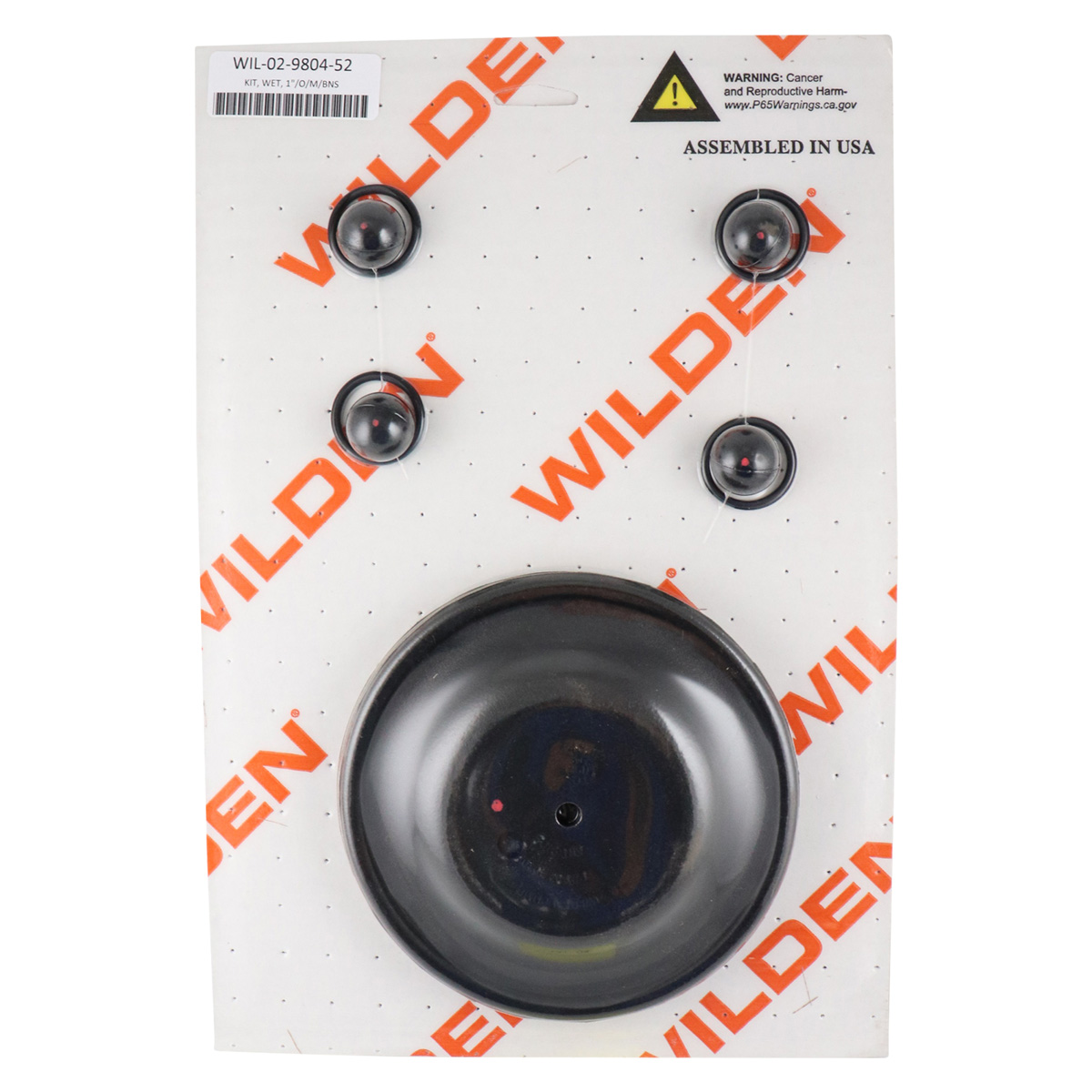 Repair kit wet 1" original metal buna for Wilden pumps