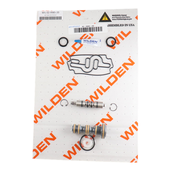 repair kit for 1-inch combo air-operated plastic Wilden pump