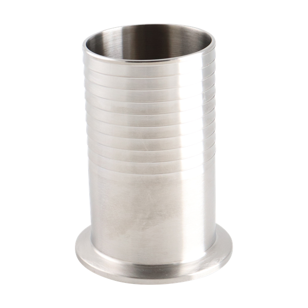 Adapter, 1.5" tri-clamp x hose barb, 316L, 3.5" OAL