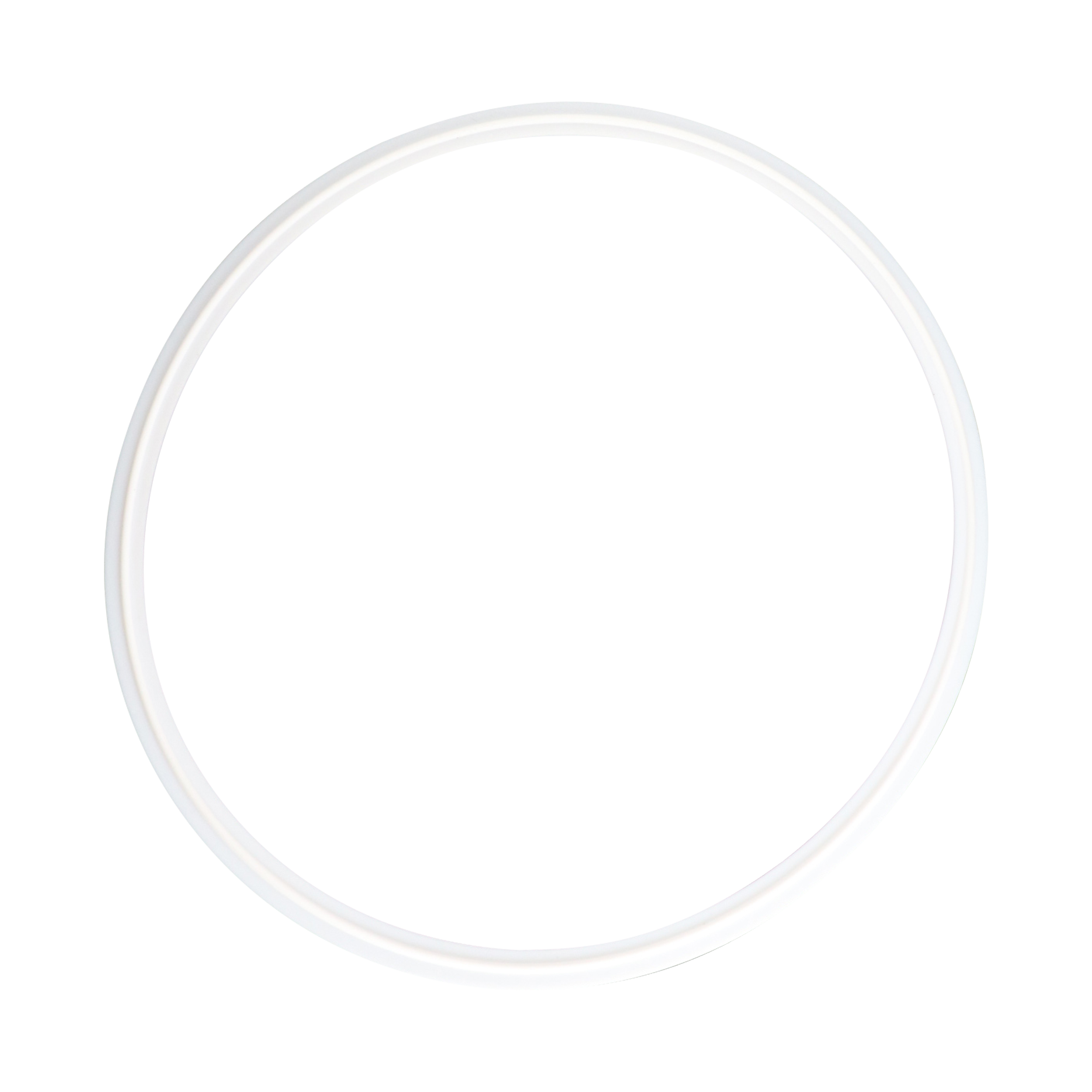 8-inch Tri-Clamp gasket, made from Teflon material