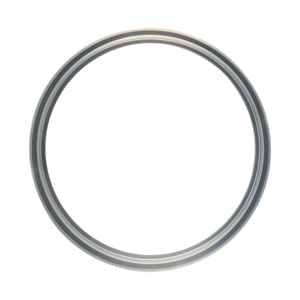 Gasket flanged 10" tri-clamp platinum cured silicone USP Class VI