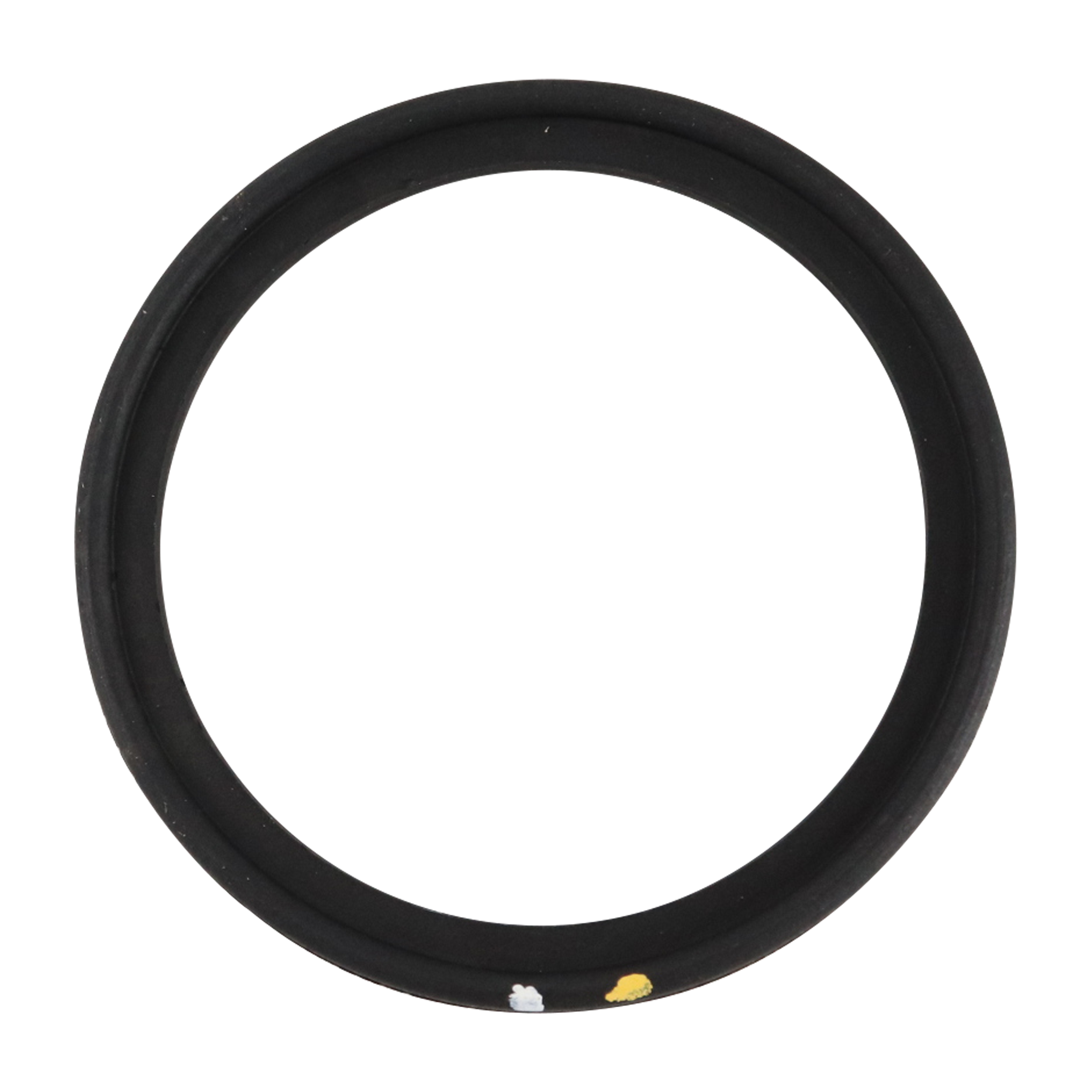 Body gasket for 2-inch tri-clamp connections, made from Viton, suitable for 0.5-inch and 0.75-inch valves.