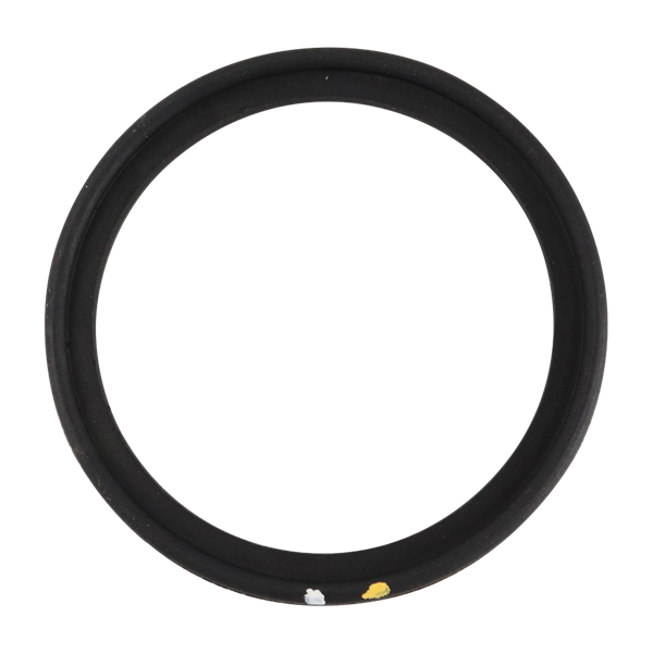 Body gasket for 2-inch tri-clamp connections, made from Viton, suitable for 0.5-inch and 0.75-inch valves.