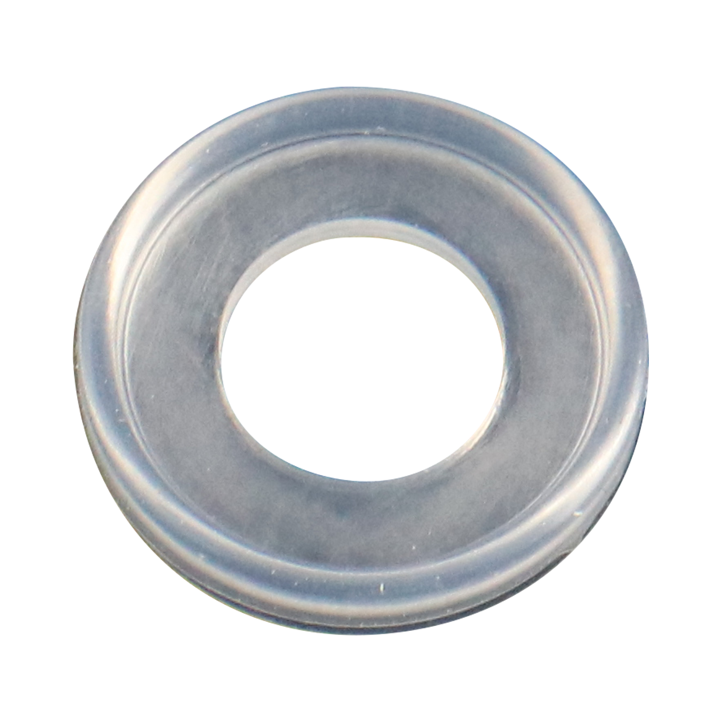 0.5-inch Tri-Clamp gasket, made from platinum-cured silicone, compliant with USP Class VI standards