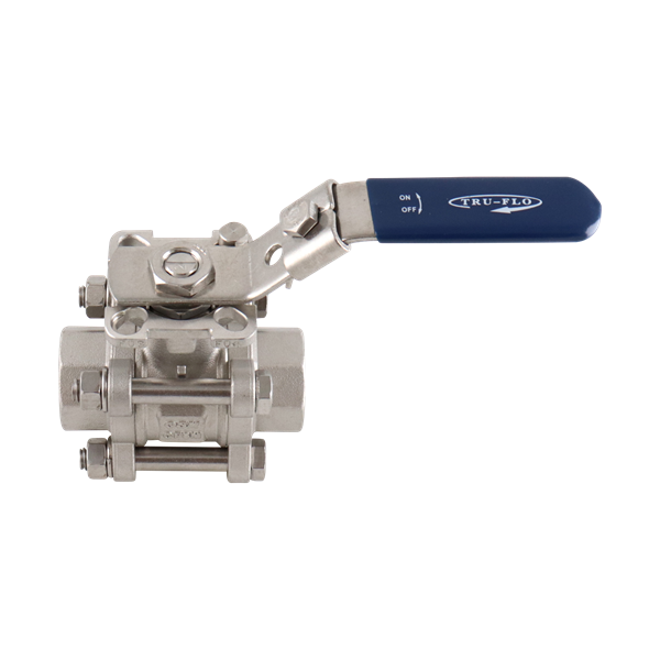 Ball valve 0.75" FPT PTFE 316L QSM