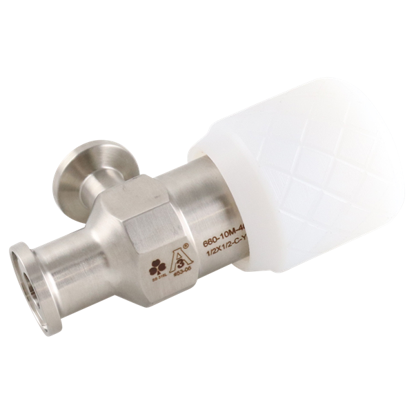 sample valve, 0.5-inch Tri-Clamp connection