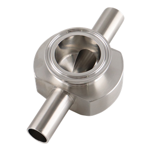 Instrument tee, 0.75-inch by 1.5-inch, with butt weld and tri-clamp connections, made of 316L stainless steel, with a 15RA EP inner diameter finish and 32RA outer diameter finish, SF4 BPE compliant.