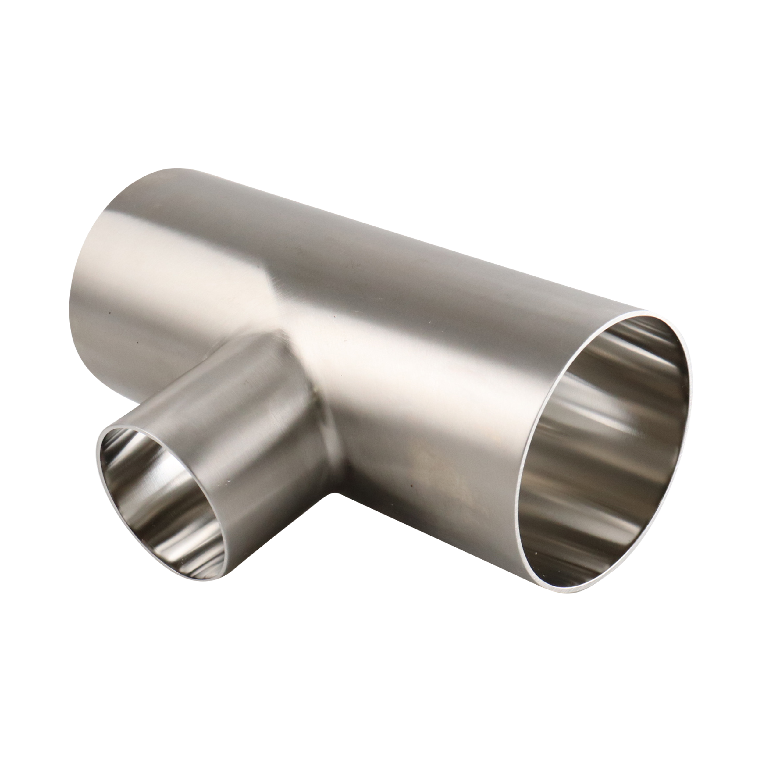 Reducing tee 3x1.5 butt weld 316L 15Ra EP inner diameter 32Ra outer diameter BPE SF4