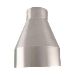 Concentric reducer 4x2 butt weld 316l 5.125" OAL 15Ra EP inner diameter 32Ra outer diameter BPE SF4
