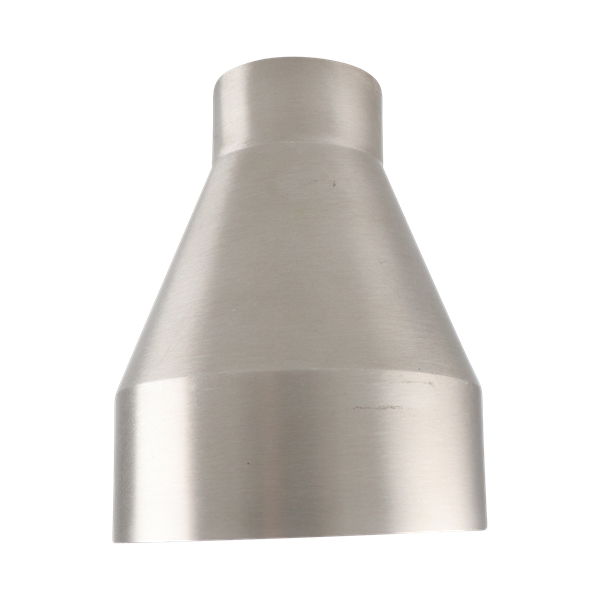 Concentric reducer 4x2 butt weld 316l 5.125" OAL 15Ra EP inner diameter 32Ra outer diameter BPE SF4