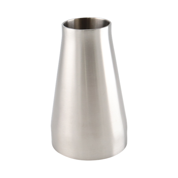 Concentric reducer, 2.5-inch by 1.5-inch butt weld connection, made of 304 stainless steel, 4-inch overall length, with a 32RA inner diameter finish and 32RA outer diameter finish.
