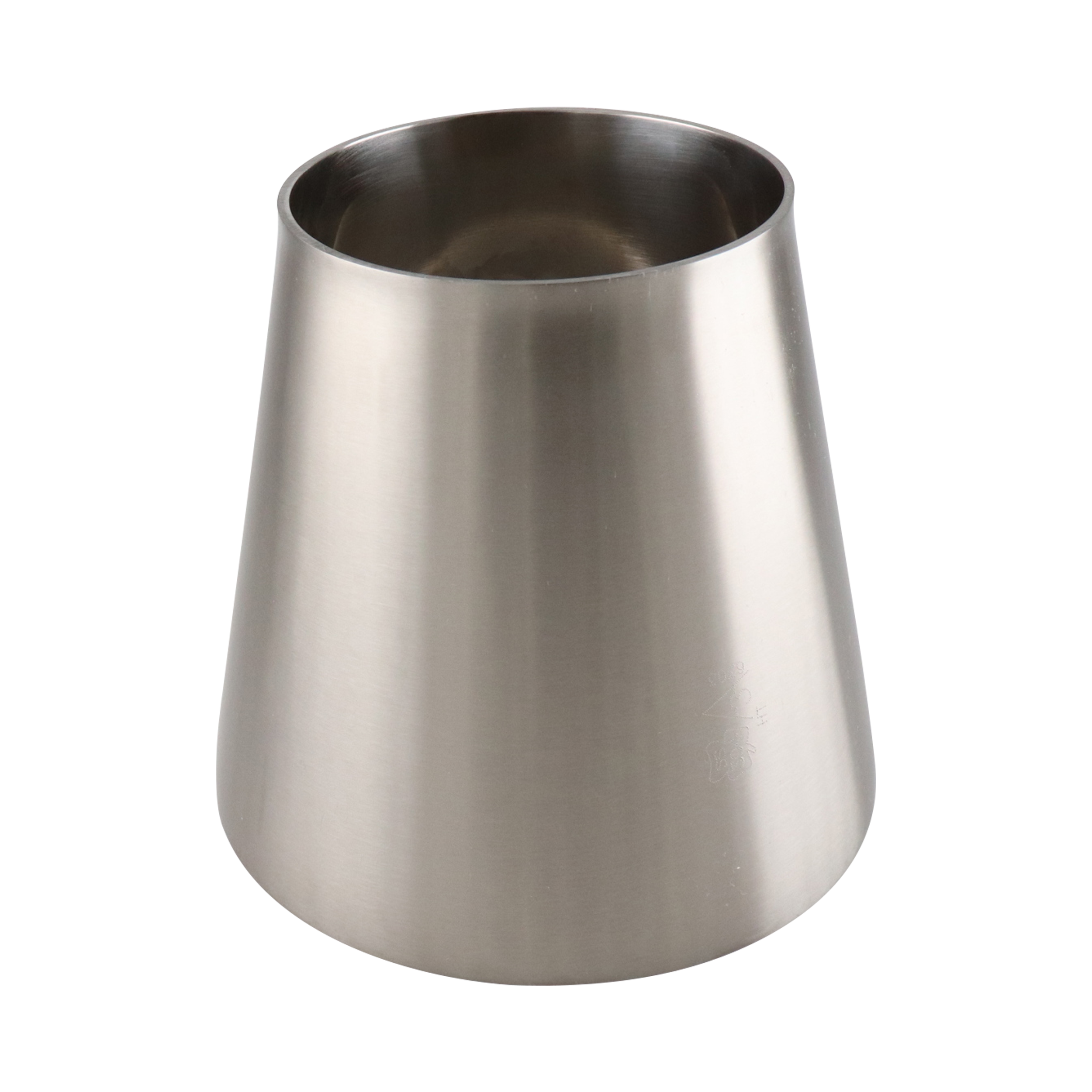 concentric reducer, 6-inch x 4-inch butt-weld, made from 304 stainless steel, with 5.5-inch overall length and 32RA interior and exterior surface finish