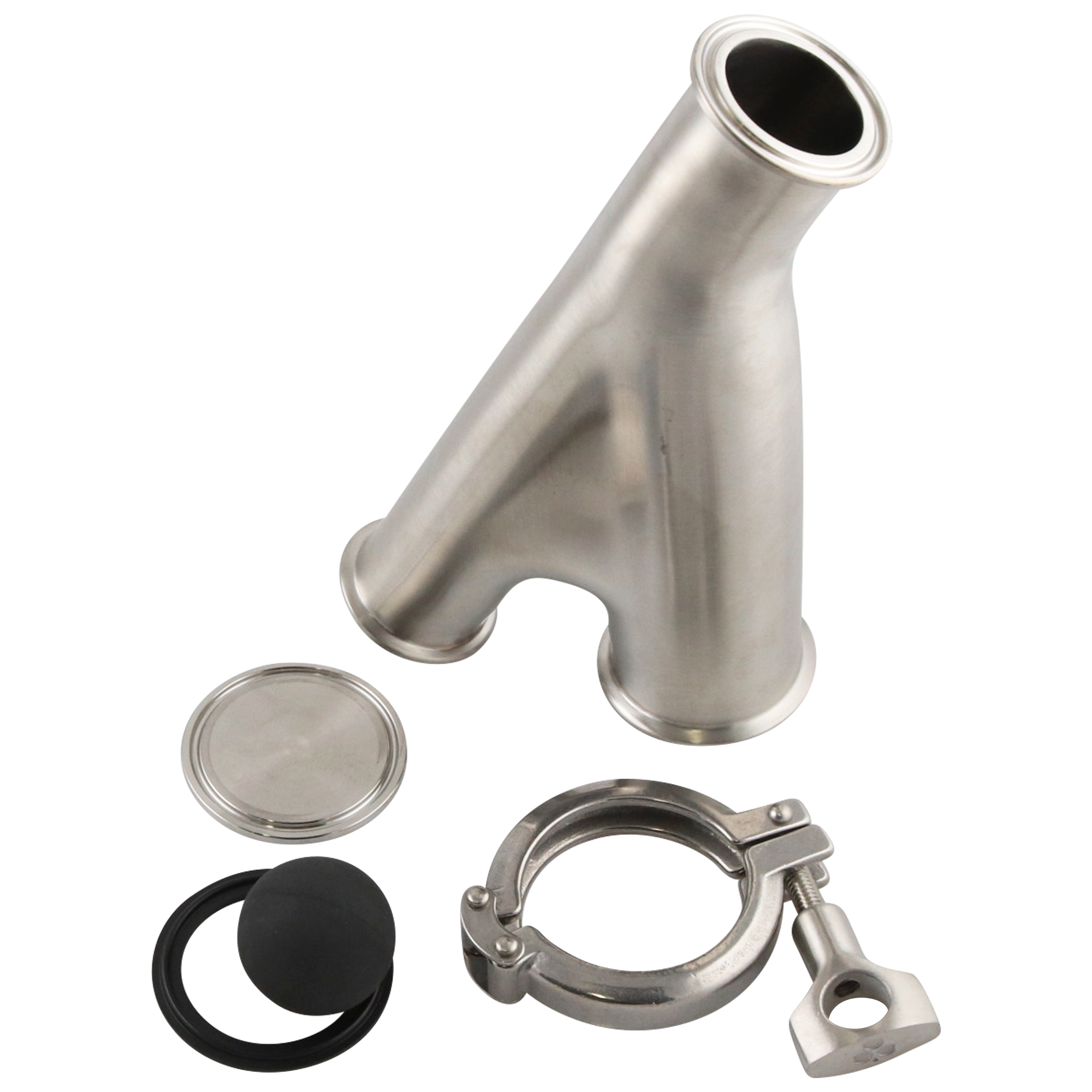 Ball check valve 1.5" tri-clamp buna