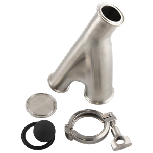 Ball check valve 1.5" tri-clamp buna