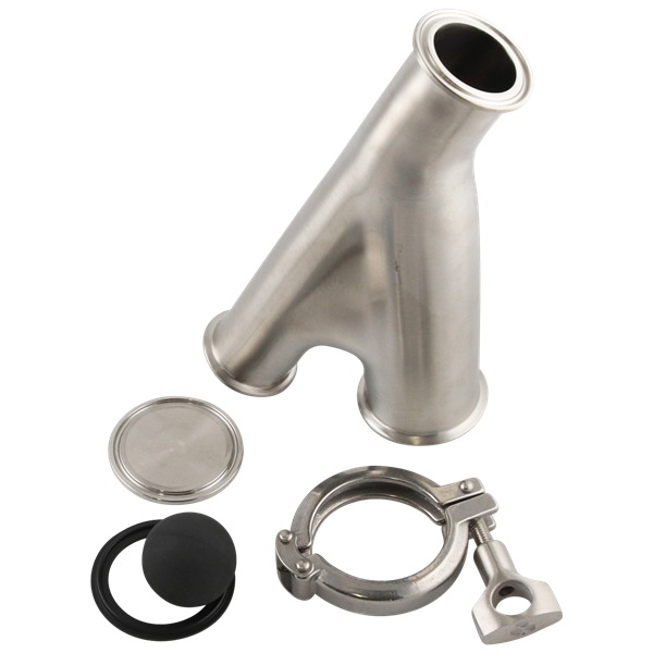 Ball check valve 1.5" tri-clamp buna