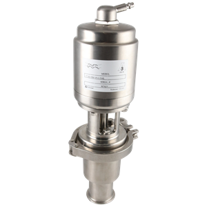 Throttling valve, 2" tri-clamp, N/O