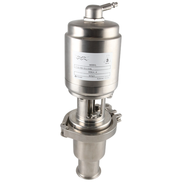 Throttling valve, 2" tri-clamp, N/O