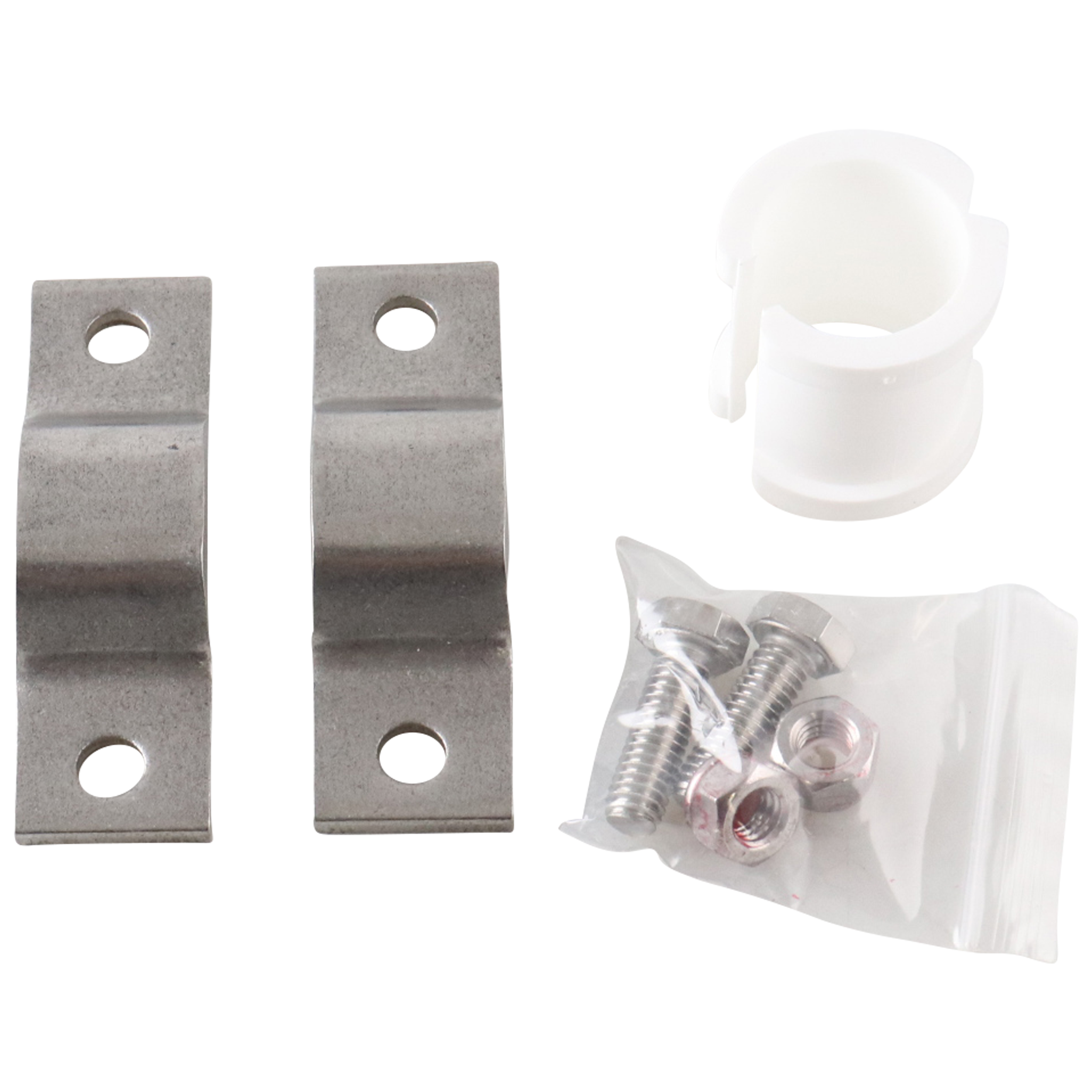 Hex hanger assembly for 1-inch pipe with a polypropylene (PP) insert, model 329F, USA made.