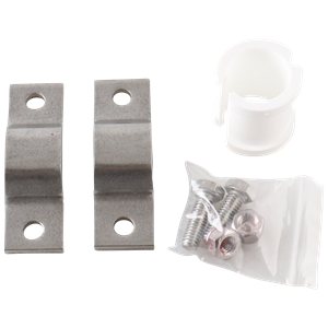 Hex hanger assembly for 1-inch pipe with a polypropylene (PP) insert, model 329F, USA made.