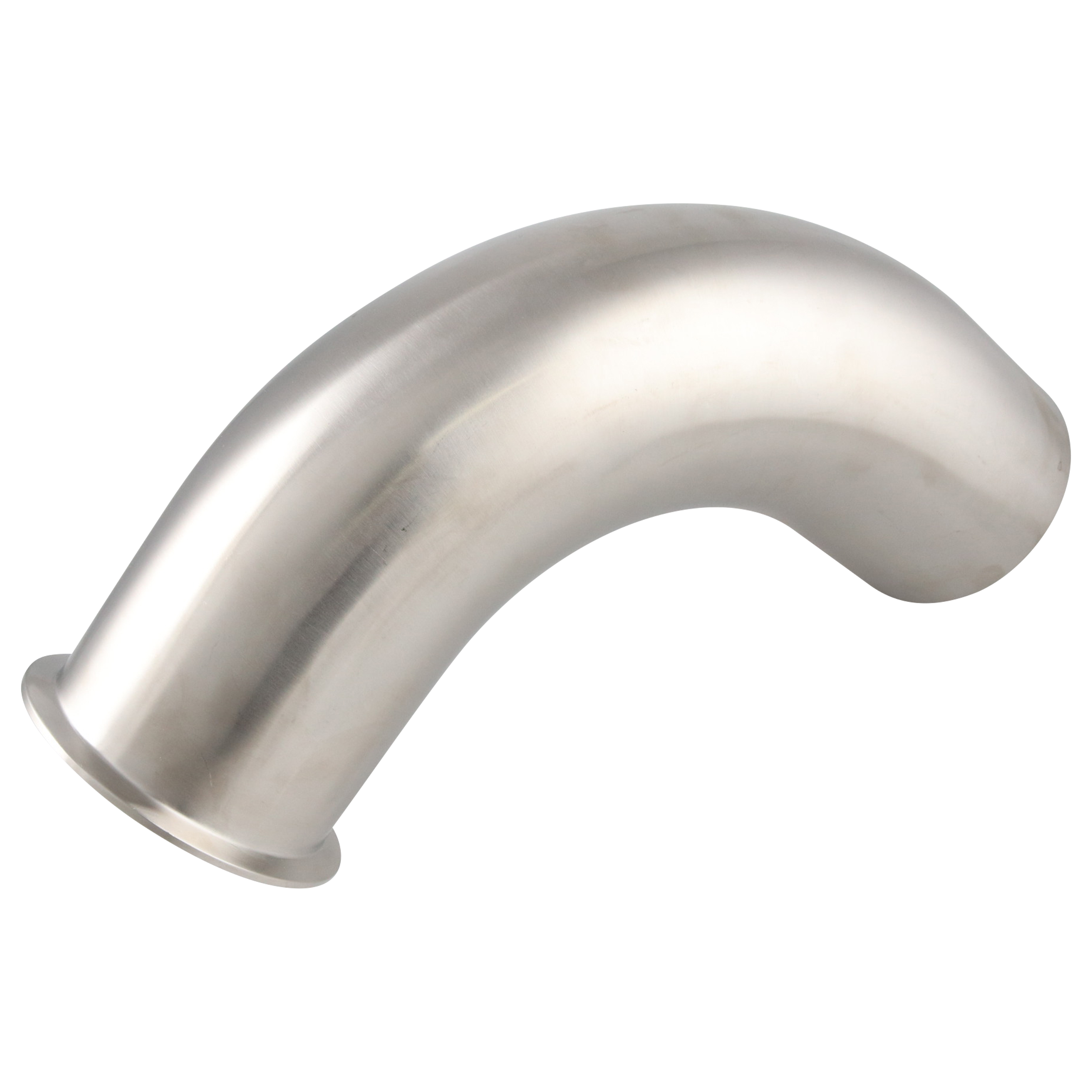90 degree elbow 4" butt weld x tri-clamp 304 32Ra inner diameter 32Ra outer diameter