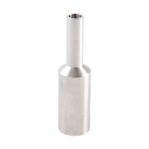 Concentric reducer, 0.5-inch to 0.25-inch butt weld, 1.875-inch overall length, made from stainless steel, with a 20RA internal finish and 32RA outer finish, SF1 BPE compliant.