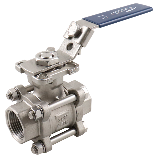 Ball valve 1" FPT PTFE 316L QSM