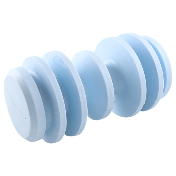 Product recovery pig for 3-inch applications, featuring 4 silicone-detectable wipers.