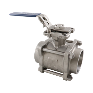 Ball valve, 2" SW, PTFE, 316l, QSM