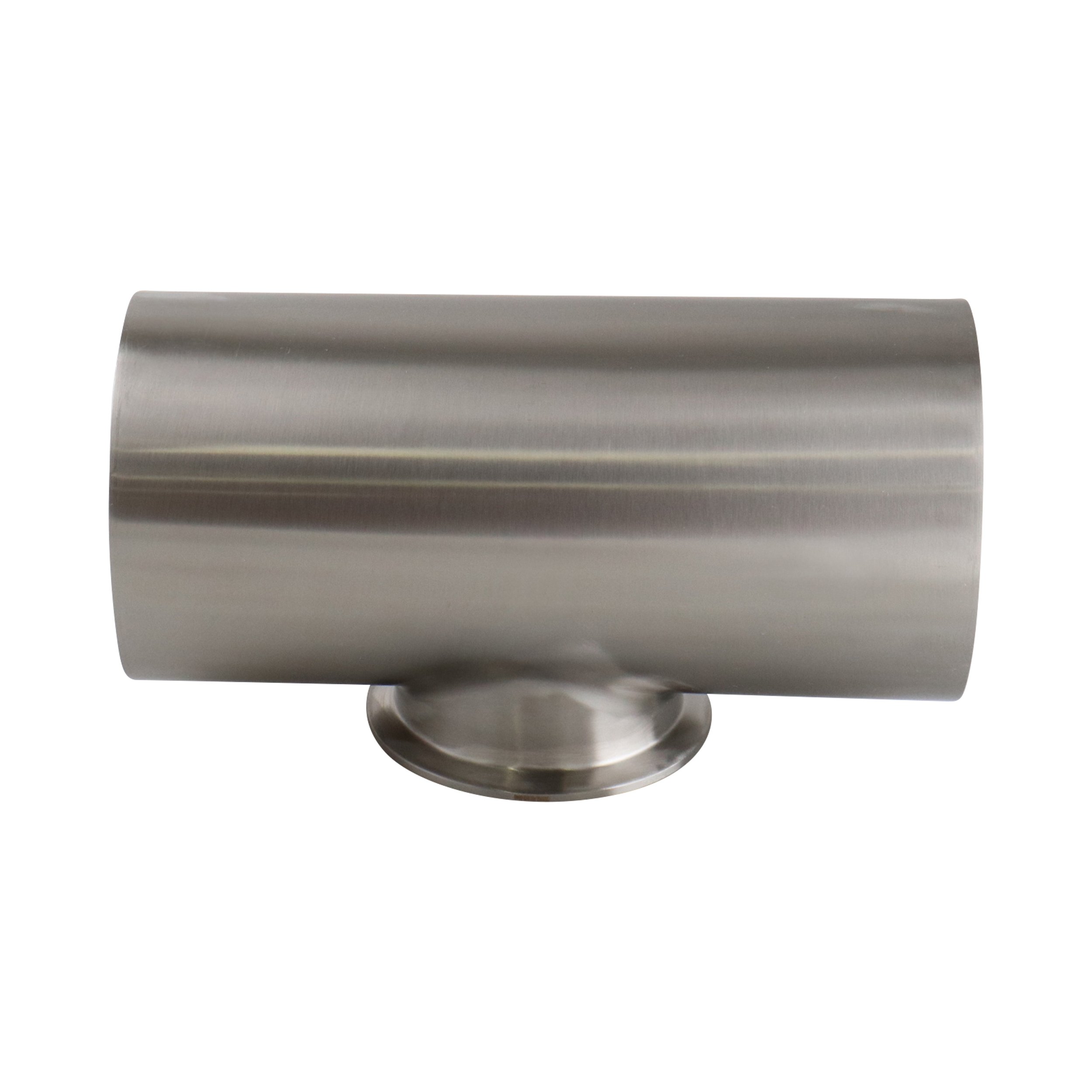Reducing tee 4x2.5 tri-clamp short branch 316L 20Ra inner diameter 32Ra outer diameter BPE SF1