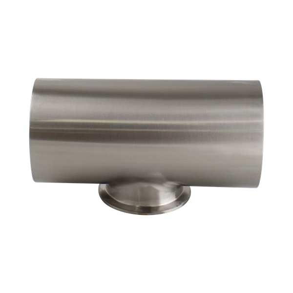 Reducing tee 4x2.5 tri-clamp short branch 316L 20Ra inner diameter 32Ra outer diameter BPE SF1