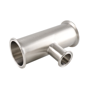 Reducing tee 3x1.5 tri-clamp 316L 20Ra inner diameter 32Ra outer diameter BPE SF1