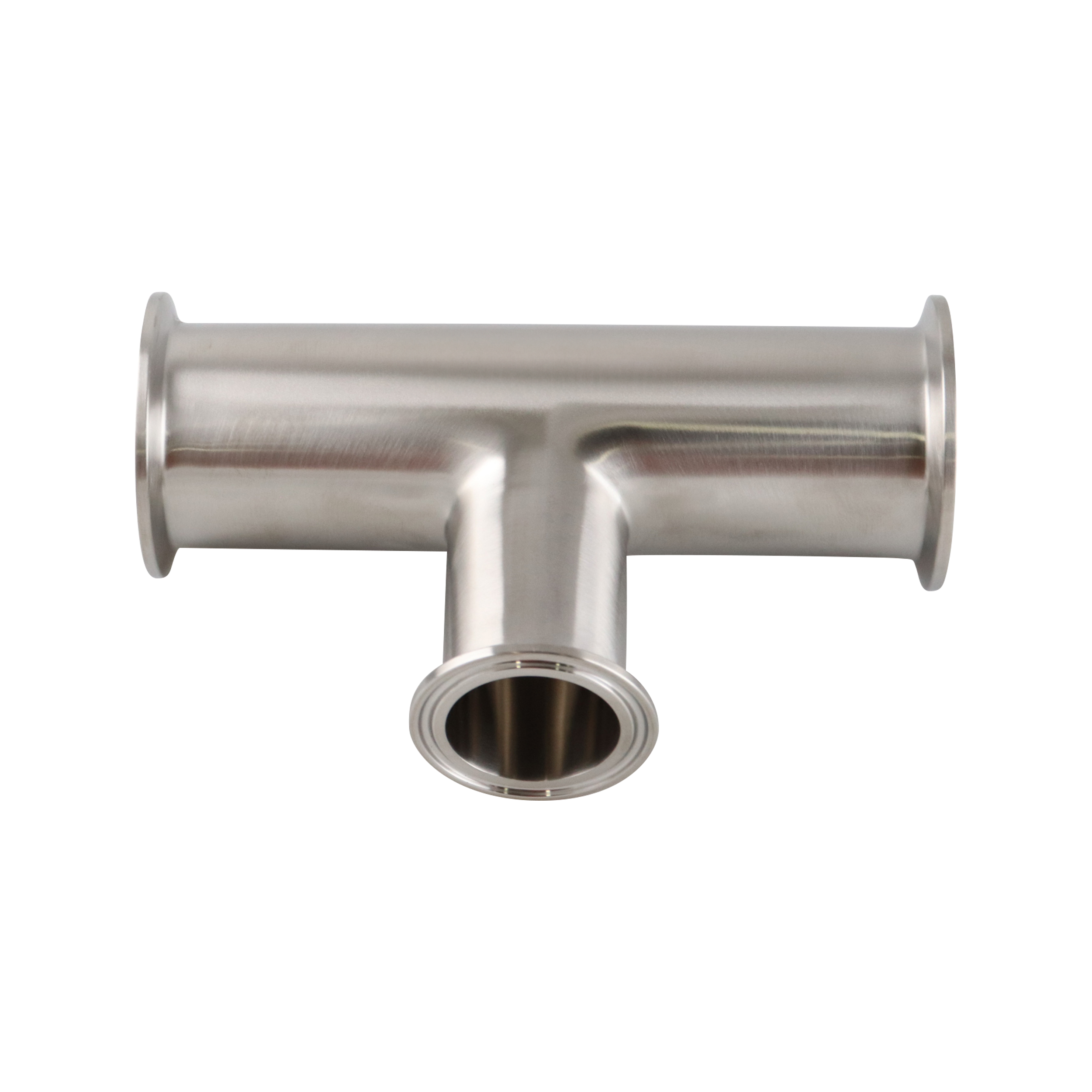 Reducing tee 2x1.5 tri-clamp 316L 20Ra inner diameter 32Ra outer diameter BPE SF1 finish