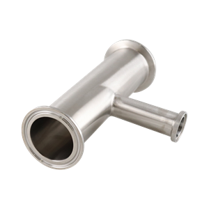 Reducing tee 1.5x0.5 tri-clamp 316L 20Ra inner diameter 32Ra outer diameter BPE SF1