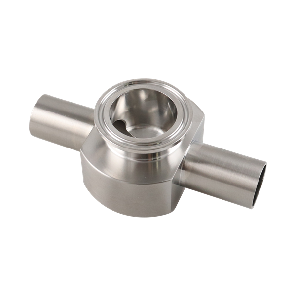 instrument tee, 1-inch x 1.5-inch butt-weld with Tri-Clamp branch, made from 316L stainless steel, with 20RA interior and 32RA exterior surface finish, SF1 BPE compliant
