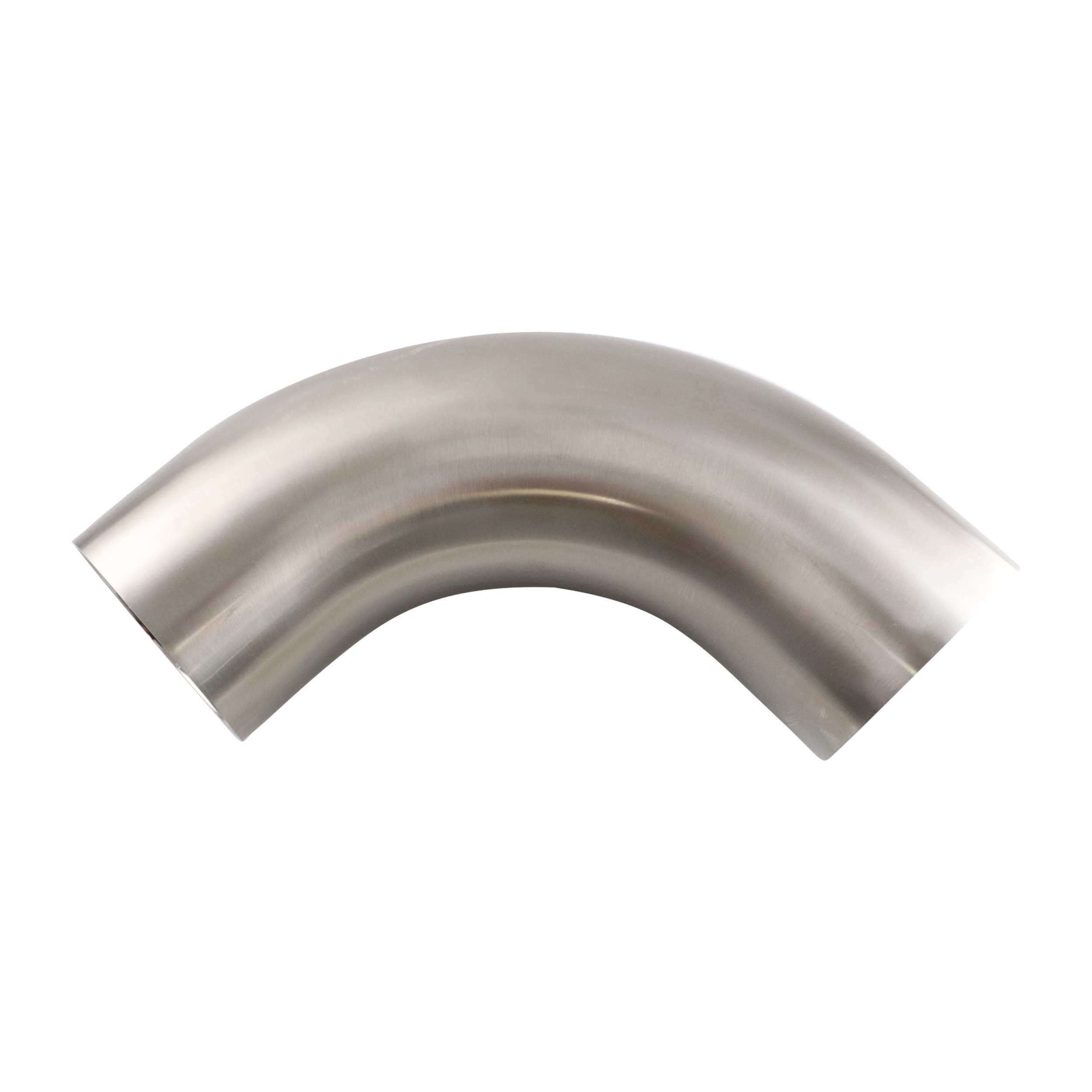 90-degree elbow, 4-inch butt-weld, made from 316L stainless steel, with 15RA EP interior and 32RA exterior surface finish, SF4 BPE compliant