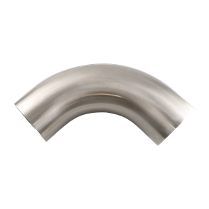90-degree elbow, 4-inch butt-weld, made from 316L stainless steel, with 15RA EP interior and 32RA exterior surface finish, SF4 BPE compliant