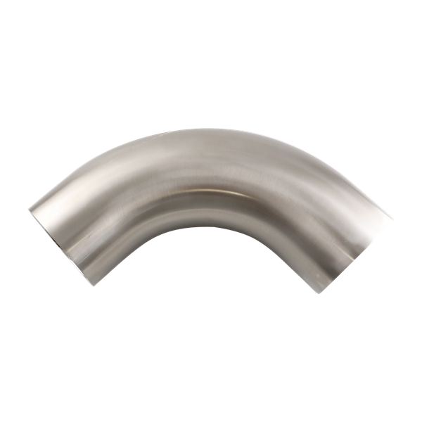 90-degree elbow, 4-inch butt-weld, made from 316L stainless steel, with 15RA EP interior and 32RA exterior surface finish, SF4 BPE compliant