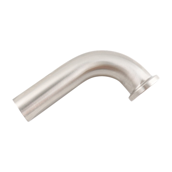 88 degree elbow 0.5" tri-clamp x butt weld 316L 20Ra inner diameter 32Ra outer diameter BPE SF1