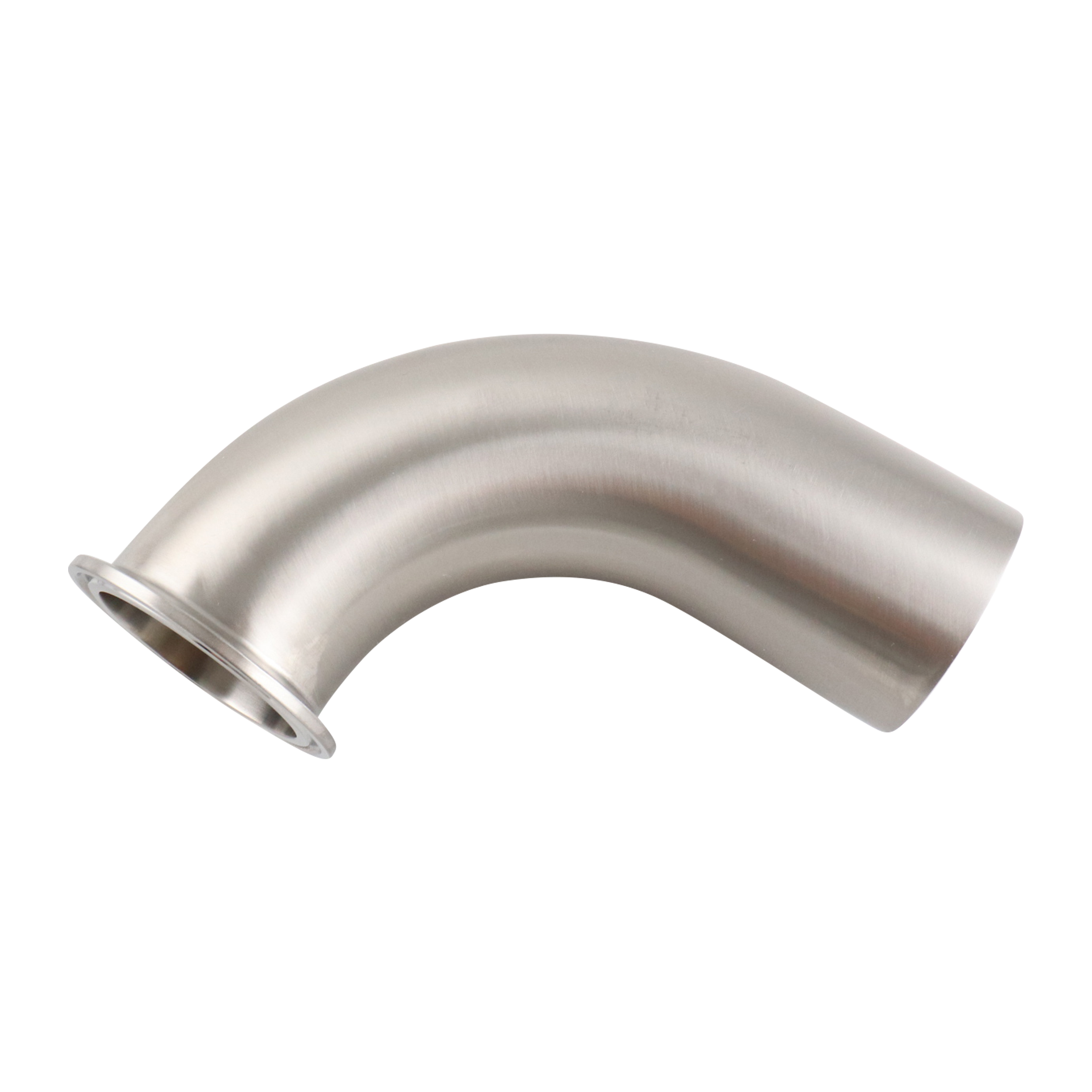 88-degree elbow, 1.5-inch Tri-Clamp to butt-weld, made from 316L stainless steel, with 20RA interior and 32RA exterior surface finish, SF1 BPE compliant
