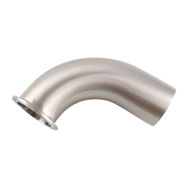 88-degree elbow, 1.5-inch Tri-Clamp to butt-weld, made from 316L stainless steel, with 20RA interior and 32RA exterior surface finish, SF1 BPE compliant
