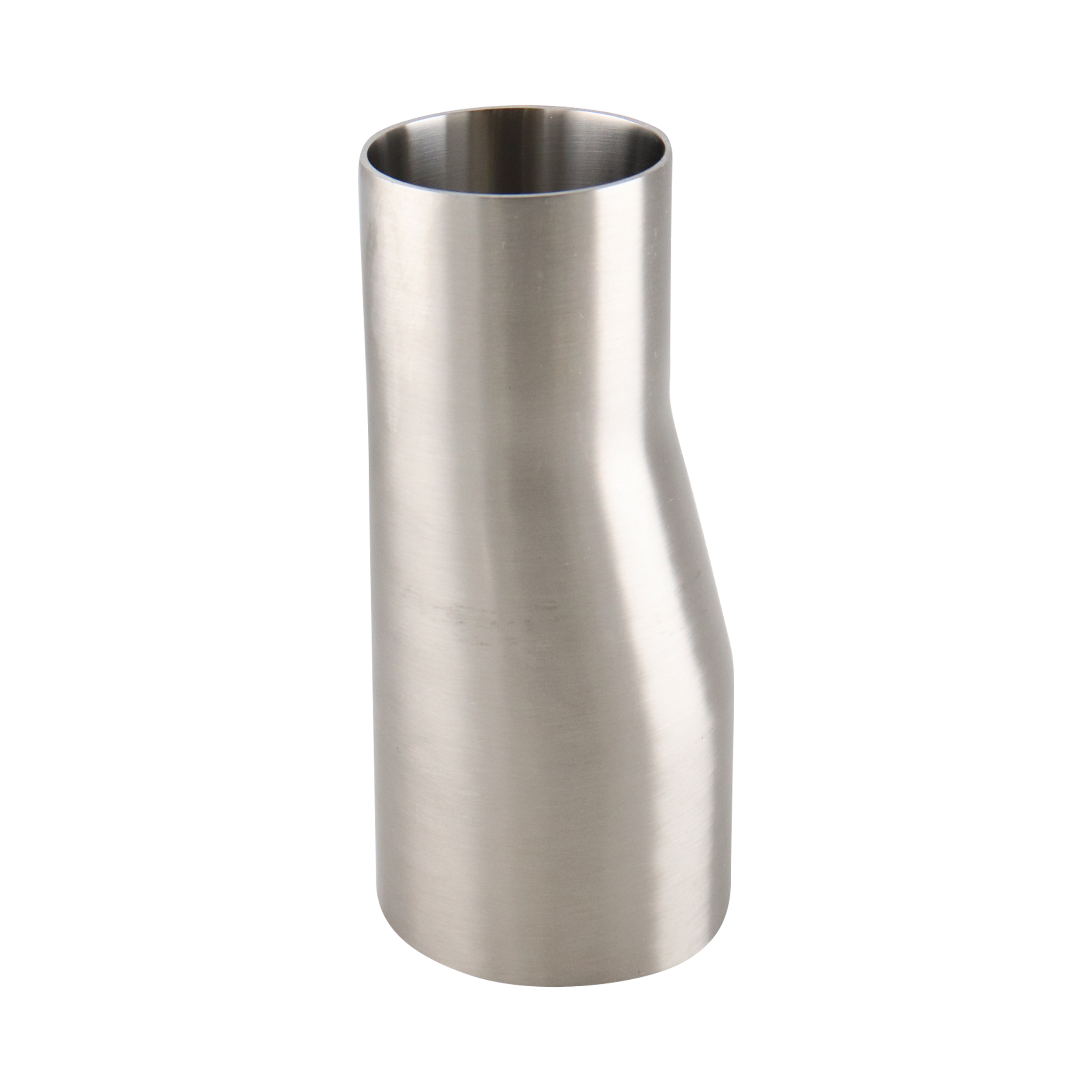 Eccentric reducer 2.5x2 butt weld 316L 5.5" OAL 20Ra inner diameter 32Ra outer diameter BPE SF1